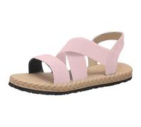 Genérico Sandalias Mujer Verano Chanclas Playa Mujer Zapato Fresco Moda Versátil Plana Cómodo Casual Transpirable Suela Antideslizante Resistente Resistente Al Desgaste Por Pavimento Duro Urbano