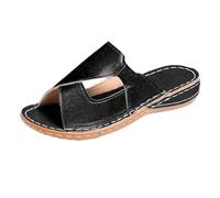 Genérico Sandalias Mujer Verano Comodas De Vestir, Pantuflas elegantes de mujer con diseño clásico y aberturas transpirables para confort diario y uso exterior fácil