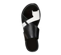 Genérico Sandalias Mujer Verano Comodas De Vestir, Sandalias de punta abierta elegantes y con tiras finas y tacón bajo para mujer en temporada de verano