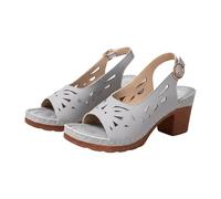 Genérico Sandalias Mujer Verano Elegantes Sandalia De Tacón Alto Para Mujeres, adaptables a planes turísticos locales, prácticas para visitar lugares de interés en temporada cálida 1