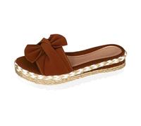 Genérico Sandalias Mujer Verano Estilo Sobrio Sin Tiras Cuña, Sandalias Plataforma Ortopédicas Cómodas discretas y elegantes, perfectas para gustos que prefieren diseños sin excesos09