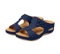 Genérico Sandalias Mujer Verano Planas Sin Tiras Cuña, Sandalias Plataforma Barefoot Cómodas de estilo atemporal, manteniendo vigencia en varias temporadas veraniegas consecutivas09