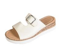 Genérico Sandalias Mujer Verano Planas Sin Tiras Cuña, Sandalias Plataforma Barefoot Cómodas de estilo atemporal, manteniendo vigencia en varias temporadas veraniegas consecutivas01