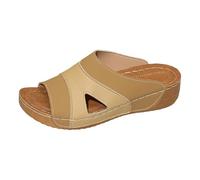 Genérico Sandalias Mujer Verano Planas Sin Tiras Cuña, Sandalias Plataforma Barefoot Cómodas de estilo atemporal, manteniendo vigencia en varias temporadas veraniegas consecutivas10