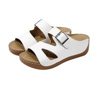 Genérico Sandalias Mujer Verano Planas Sin Tiras Cuña, Sandalias Plataforma Barefoot Cómodas de estilo atemporal, manteniendo vigencia en varias temporadas veraniegas consecutivas08