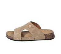 Genérico Sandalias Mujer Verano Plataforma,Sandalias De Plataforma De Verano Con Punta Abierta CóModas Chanclas De Playa Para Exteriores