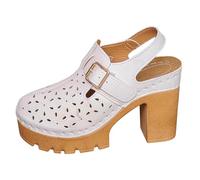 Genérico Sandalias Mujer Verano Sandalia De Fondo Plano Para Mujeres Con Tacos Gruesos Suaves, Estilo Casual Clásico, Adecuadas Para Paseos Tranquilos Y Pequeñas Salidas En Horas Libres 1