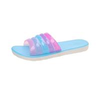 Genérico Sandalias Mujer Verano Sandalias de Verano para Mujer, Estilo Retro, con Bloqueo de Color, tacón Inclinado, Suela Gruesa, Boca de pez, Talla Grande (Blue, 39)