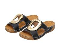 Genérico sandalias mujer verano,sandalias verano mujer,Corte adaptable para preparaciones rápidas antes de salidas de compras en centros comerciales