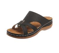 Genérico sandalias mujer verano,zapatos cuña mujer verano,Contorno cómodo para desplazamientos veloces hacia comercios del barrio cercano_1