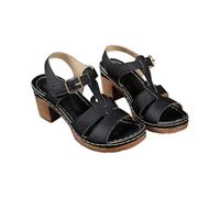 Genérico Sandalias Mujer Vestir-Sandalias de Mujer con Tacón y Punta Abierta para Temporada Primavera Verano Diseño Moderno y Cómodo Sin Cordones
