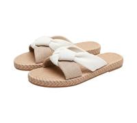 Genérico Sandalias Mujer Zapatillas Cómodas Para Mujeres, superficie externa lisa que evita que se queden atrapados pelusas y suciedad facilitando mucho más su limpieza periódica habitual 1