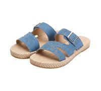 Genérico Sandalias Mujer Zapatillas Cómodas Para Mujeres, zona frontal espaciosa que permite que los dedos se muevan con total libertad sin sufrir ningún tipo de presión molesta constante 1