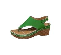 Genérico sandalias mujer,zapatos cuña mujer,Diseño versátil para preparativos de escapadas improvisadas a pueblos costeros cercanos