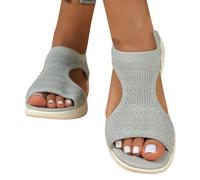 Genérico Sandalias Mujer Zapatos Mujer Verano Sandalias Ortopedicas Comodas Hawaianas Chanclas Playa Ortopédicas De Cómodas Zapato Corregir Juanetes Sandalia Negra Trekking Deportivas Zapatillas Agua