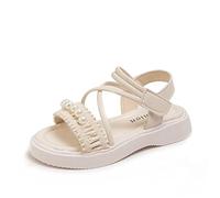 Genérico Sandalias Niña Verano Piscina,Sandalias Deportivas Niña Planas,Sandalia Grandes Zapatos Zapatos Base Plana Antideslizantes Diarios Con Zapatos Vestir Sandals Playa Sandals Sandalia