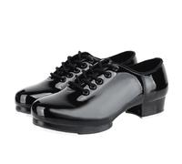 Genérico Sandalias Niño 35 Sandalias de Claqué con Suela Blando para Práctica y Actuación Zapatos Cómodos con Cordones para Niños y Niñas Mayores (Black, 2.5 Big Kids)