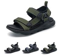 Genérico Sandalias Niño 35 Sandalias Diarias para Niños Calzado de Verano Duradero Diseño Fijo Cómodo Actividades Exteriores e Informal (Army Green, 2 Big Kids)