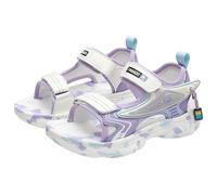 Genérico Sandalias Niño 35 Zapatos Sandalias Verano Niños Aireado Diseño Ligero Cómodo Diario Actividades Exterior Infantil 4 12 Años (Purple, 1.5 Big Kids)