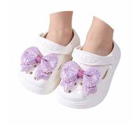 Genérico Sandalias Niños Verano, Zapatos Princesa Niñas Ligeras El Verano Interiores Y Exteriores con Un Bonito Lazo Calzado Divertido Niñas