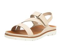 Genérico Sandalias Ortopedicas Mujer Sandalia Deportivas Comodas Patrón,Sandalias De Color Sólido,Zapatos Cómodos Antideslizantes Planos Grandes (Beige, 37)