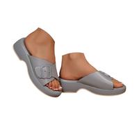 Genérico Sandalias Para Mujer Zapatos Cómodos Para Mujer Zapatos Ortopédicos Elegantes Sandalias De Cuña Tornillo Flexible Sintética Antideslizantes Transpirables Estilo Bohemio Con Cierre De Talón
