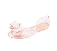 Genérico Sandalias Planas Mujer Pies Anchos Verano Comodas Tee Open Women Summer Sandls Mouth On Shoes Jelly Big Fish Women'S Sandalias Sandalia de Tacon Plateadas Rojas Mujer (Khaki,35)