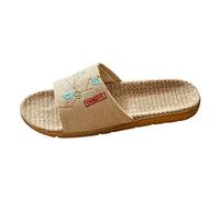 Genérico Sandalias Planas Mujer Sandalias Dedo Mujer Four Seasons Interior Pareja Chino Impresión Minimalistas Sandalia Cuña Comoda (Sky Blue,39)