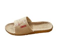 Genérico Sandalias Planas Mujer Sandalias Dedo Mujer Four Seasons Interior Pareja Chino Impresión Minimalistas Sandalia Cuña Comoda (Pink,41)