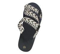 Genérico Sandalias Planas Mujer Sandalias Dedo Mujer Zapatillas de Playa de Verano Para,Nuevas,Tela Gruesa Con Diseño Pez Y Diseño Bloques Para Playa (Green,41)