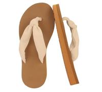 Genérico Sandalias Planas Mujer Verano Comodas Marrones Chanclas para Mujer,Cómodas Sandalias de Verano para Playa,Caminar,con Cojín,Uso En Interiores Y Sandalia Comodas Vestir (Beige,39)