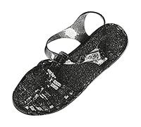 Genérico Sandalias Planas Negras Sandalias Mujer Tacon con Agujeros Informales Huecos de Color Sólido A La de Verano para Mujer Sandalia Negra Sandalia Deportivas (B,38)