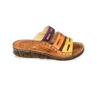 Genérico Sandalias Plataforma Mujer Sandalias Cómodas Zapatos de Mujer Calcetines Largos Para Adulta Calcetines Para Verano Color Sólido Resbalón En de (Brown,38)