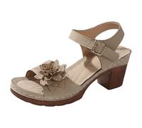 Genérico Sandalias Plataforma Sandalias Ortopédicas Mujer Verano Mujeres Elegantes Ligeras Cómodo Caminar Oferta De Senderismo Mujer Con Scratch Deporte Verano Cómodo Para Al Aire Libre, blanco, 40 EU