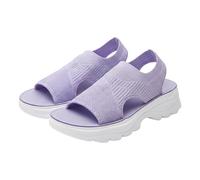 Genérico sandalias sport mujer Sandalias Mujer Verano Planas Antideslizantes Sandalia Anchas Ortopedicas Deportivas Respetuosas Ergonómicas Senderismo Zapato Horma Ancha Sapatilhas Light Violet