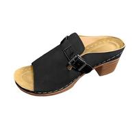 Genérico Sandalias Tacón Mujer Sandalias Mujer Tacón Sandalia Verano Cómoda Sandalia Para Vestidos Y Zapatos De Fiesta Cómodo Pescado Boca Verano Tacones Altos Con Cordones Confort Zapatos Verano, Le