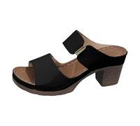 Genérico Sandalias Tacón Mujer Sandalias Mujer Tacón Sandalia Verano Sandalia Cómodo Punta Abierta Con Tacón Grueso Confort Para Vestidos Y Zapatos De Fiesta Verano Zapatos Verano, Le Noir A, 43 EU