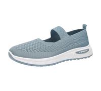 Genérico Sandalias Verano Mujer comodas Sandalias Mujer Verano Comodas Cuña Baja Antideslizantes Sandálias Ancha Ortopedicas Deportiva Respetuosas Ergonómicas Trekking Zapato Horma Ancha Azul