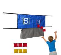 Genérico Sandbag Throwing Net, Interactive PVC Trampoline Toss Game, Durable Target with Safe Bounce Design, Fun Outdoor Activity for Garden Yard Backyard Grass Lawn, Kids Boys Girls