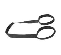Genérico Sangle De Transport Pour Tapis De Yoga 55x2,5cm Polyester Noir - Bandoulière Réglable Avec Bande Élastique 30x2,5cm - Accessoire Portable Durable Et Lavable Pour Yoga Et Fitness