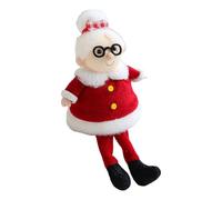 Genérico Santa Claus Plush Doll - Soft Sitting Ornament | Christmas Decoration Figure Toy for Window Shelf Car Office Holiday Indoor Home Decor Winter Party Gift