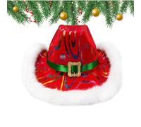 Generico Santa Cowgirl | Disfraz de Santa Claus Chris Cowboy Features A Lightweight Detmas Cowboy - For New Year's Eve Parties Cosplay Props Masquerade Balls