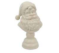 Genérico Santa Figures Decorations | Half Body Resin Figurine Ornament | Christmas Santa Statue | for Home Dorm Bedroom Apartment Living Room Counter Bookshelf Party Holiday Winter Festival Décor