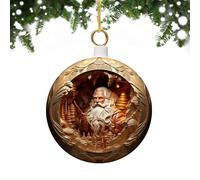 Generico Santa Ornaments - Christmas Tree Decor | Decor | Christmas Decorations | Tree Pendants | Pendant Santa Tree Ornament | 2D Christmas Tree Pendants for Holiday Front Door, Home & Wall