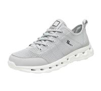 Genérico Sapatilhas HomemZapatillas Deportivas Hombre Verano Nuevo Diseño Malla Transpirables Cómodas Moda Casual Grandes Informales (Grey, 43)