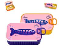 Genérico Sardine Jewelry Box and Sardines Jewelry Holder，Set4