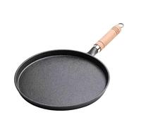 Genérico Sartén de hierro fundido 26cm, sartén antiadherente sin recubrimiento for hacer crepes y huevos, olla for carne, utensilios cocina(23cm)