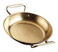 Genérico Sartén para Cocina de Acero Inoxidable Doble Asa, Adecuada para Estofados y Mariscos, Compatible Hornillo de Gas y Cocina Casera