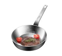 Genérico Sartén Pequeña para Huevos - Utensilio De Cocina Antiadherente Fabricado En Acero Inoxidable - Paellera - Perfecta para Casa Cocina Restaurante Granja Camping Pícnic Barbacoa