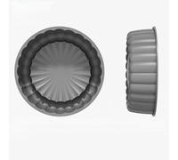 Genérico Sartén redonda de silicona antiadherente Charlotte de 6 pulgadas, molde versátil para hornear para pastel de queso, pastel de chocolate, Brownie y fabricación de postres